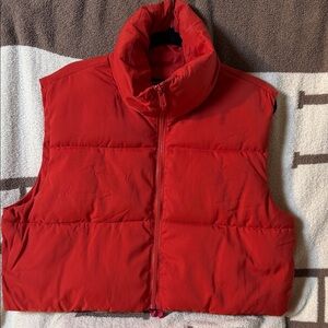 Merokeety Women's Rust Puffer Vest